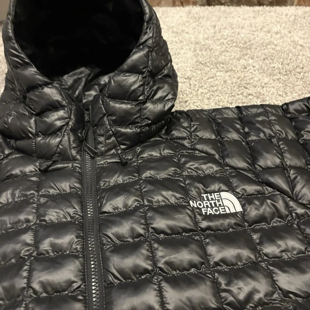 NEW The North Face Thermoball Hooded Jacket Black Men's XL NFOA8D1N $250 NWT